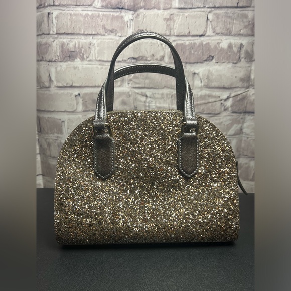 kate spade mini reilly laurel way glitter crossbody EUC - Picture 3 of 9